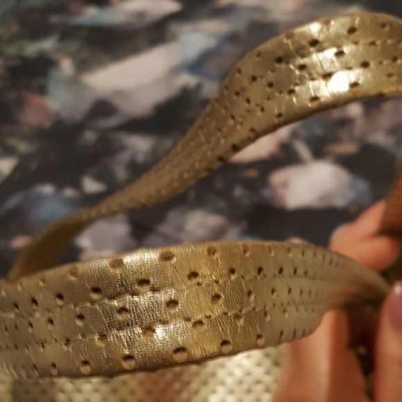 Minor History Perforated Leather Market Tote - Picture 5 of 6